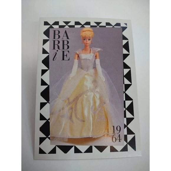 Mattel Other - Barbie Collectible Fashion Trading Card  " Cinderella Ball Gown " Gloves 1964